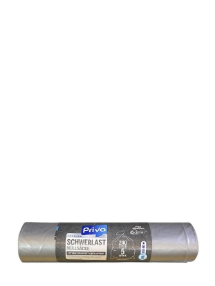Poza cu Priva Schwerlast Müllsack,saci menajeri, 240 L, 5 buc