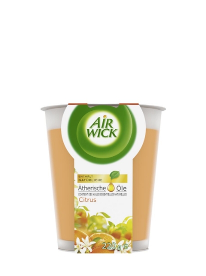 Poza cu Air Wick Citrus, lumanare parfumata, 220 g
