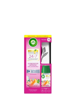Poza cu Air Wick 24/7 Summer, odorizant automat de camera + rezerva, 1 buc, 250 ml