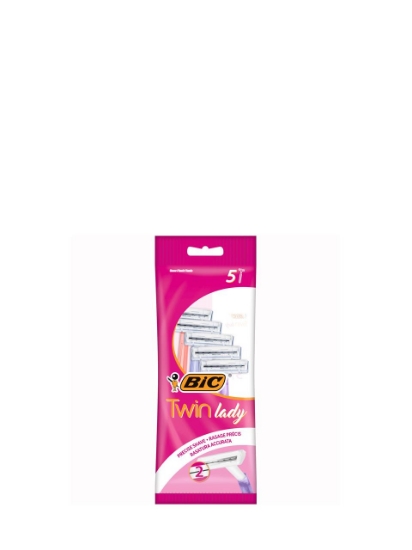 Poza cu BIC Twin Lady, aparate de ras cu 2 lame, 5 buc