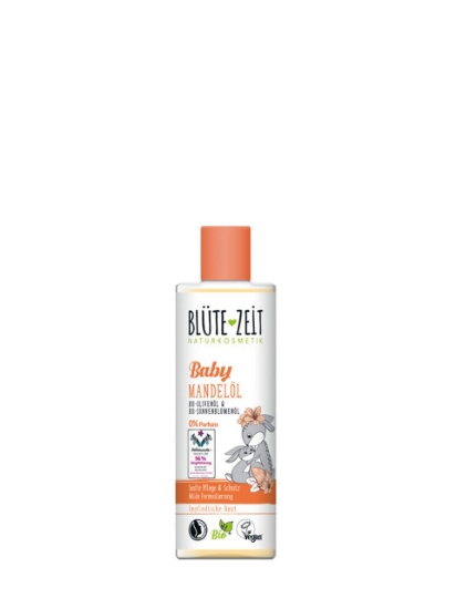 Poza cu Blütezeit Baby Mandelöl, ulei pentru pielea bebelusilor, 200 ml