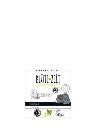 Poza cu Blütezeit, sapun solid cu carbune activ, 60 g