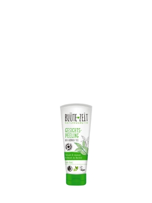 Poza cu Blütezeit Bio-Gruner Tee, exfoliant facial cu ceai verde bio, 75 ml