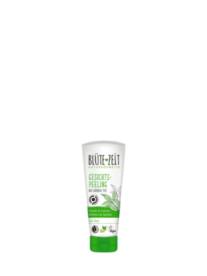 Poza cu Blütezeit Bio-Gruner Tee, exfoliant facial cu ceai verde bio, 75 ml