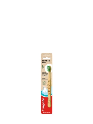 Poza cu Colgate Bamboo Kids, periuta de dinti pentru copii, 6+ ani, 1 buc