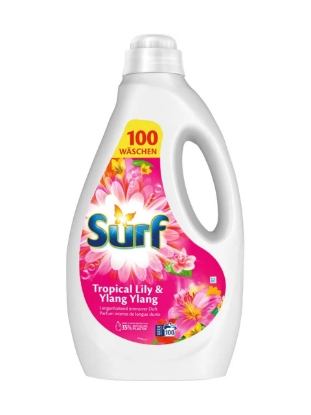 Poza cu Surf Tropical Lily & Ylang Ylang, detergent lichid universal, 100 spalari, 5 L