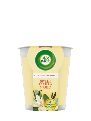 Poza cu Air Wick Sweet Vanilla Magic, lumanare parfumata, 220 g