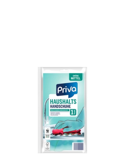 Poza cu Priva, manusi de menaj, M, 1 pereche