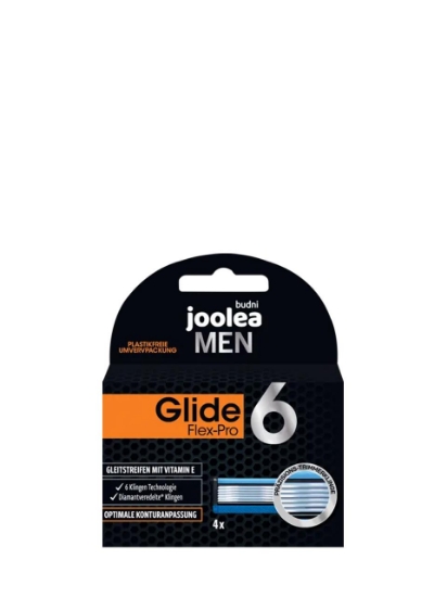 Poza cu Joolea Men Glide Flex-Pro 6, rezerva aparat de ras, 4 buc