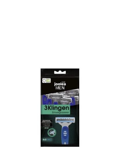 Poza cu Joolea Men 3 Klingen Einwegrasierer, aparat de ras, 8 buc