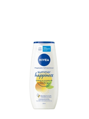Poza cu Nivea Summer Happiness Orange & Bamboo Milk, gel de dus, 250 ml