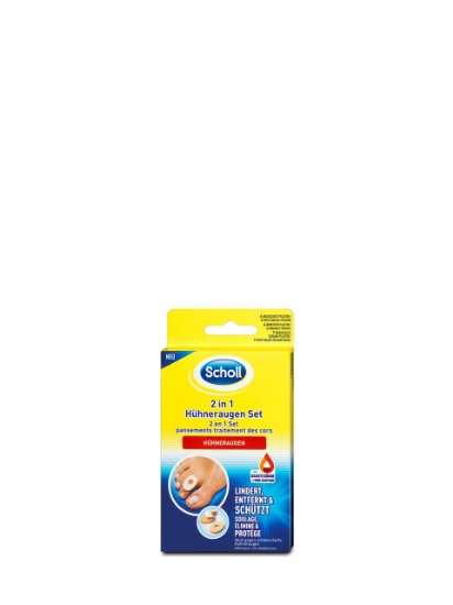 Poza cu Scholl 2in1 Hühneraugen Set, plasturi pentru bataturi, 2 buc