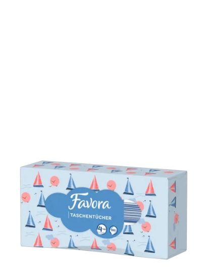Poza cu Favora, batiste nazale, 4 straturi, 100 buc