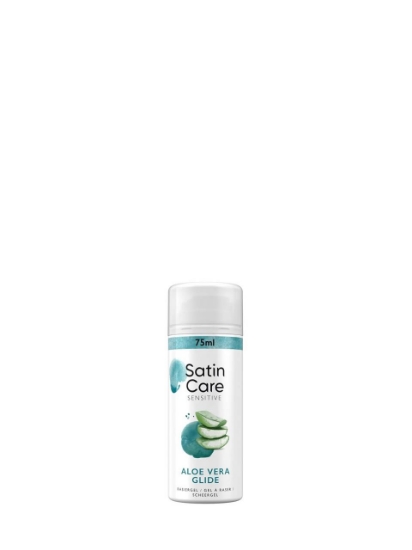 Poza cu Gillette Satin Care Sensitive, gel de ras cu Aloe Vera, 75 ml