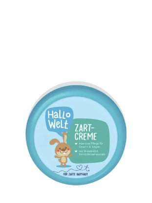 Poza cu Hallo Welt, crema delicata pentru fata si corp cu ulei de migdale si extract de flori catifelate, 150 ml