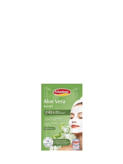 Poza cu Schaebens Aloe Vera, masca hidratanta pentru ten, 2 x 5 ml