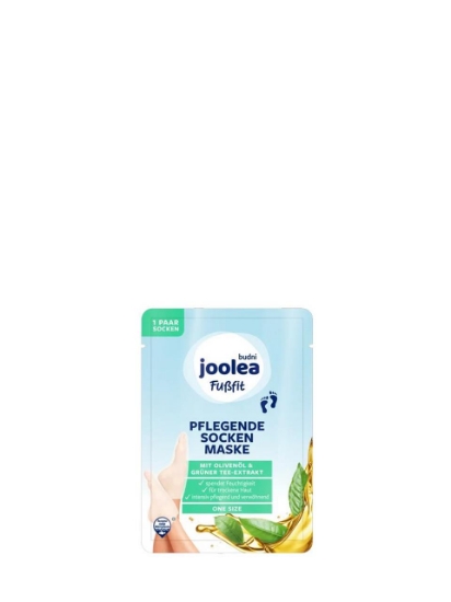 Poza cu Joolea, sosete exfoliante cu ulei de masline si extract de ceai verde, 1 pereche