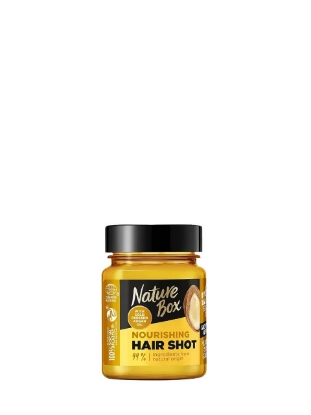 Poza cu Nature Box Argan Oil Nourishing Hair Shot, ulei pentru par, 60 ml