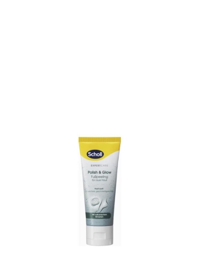 Poza cu Scholl Polish & Glow Fußpeeling, crema peeling pentru picioare, 75 ml