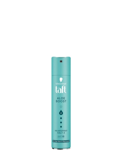 Poza cu Taft Aloe Boost 4, spray fixativ pentru par, 250 ml