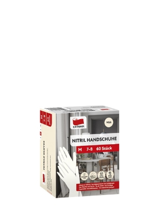 Poza cu Quickpack Nitril Handschuhe, manusi de menaj, M, 60 buc/set