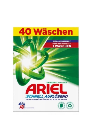 Poza cu Ariel Universal+, detergent pudra universal pentru rufe, 40 spalari, 2.4 kg