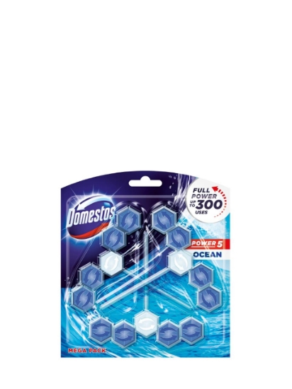 Poza cu Domestos Power 5 Ocean, odorizant toaleta, 3 x 55 g