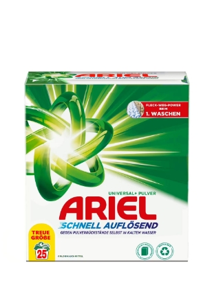 Poza cu Ariel Universal+, detergent pudra universal pentru rufe, 25 spalari, 1.5 kg