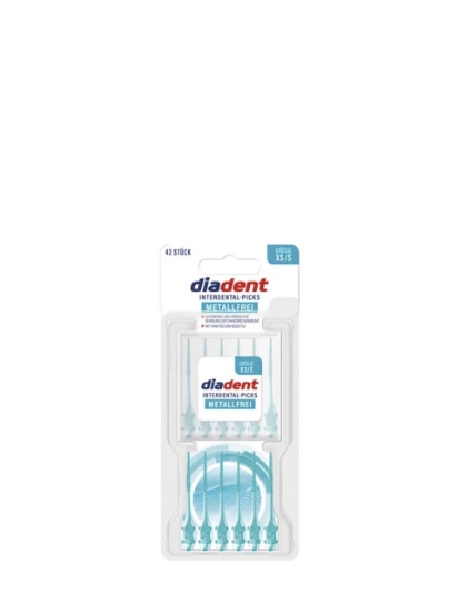 Poza cu Diadent, scobitori interdentare XS/S, 42 buc