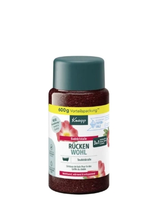 Poza cu Kneipp Badekristalle Rucken Wohl, sare de baie, 600 g