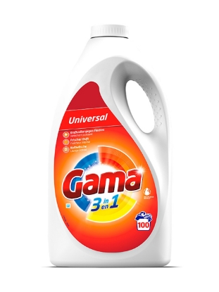 Poza cu Gama Universal 3-in-1, detergent lichid universal pentru rufe, 100 spalari, 4.5 L