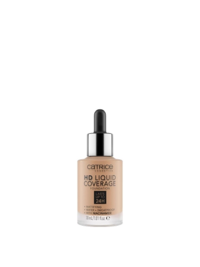 Poza cu Catrice HD Liquid Coverage Foundation 050 Rosy Ash 30 ml