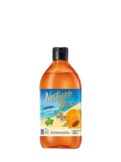 Poza cu Nature Box gel de dus cu ulei de caise, 385 ml