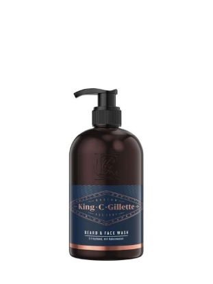 Poza cu King C. Gillette, sampon pentru fata si barba, 350 ml