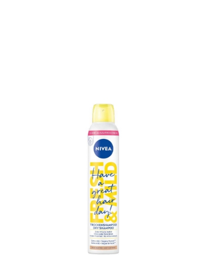 Poza cu Nivea Fresh & Mild, sampon uscat pentru par deschis, 200 ml
