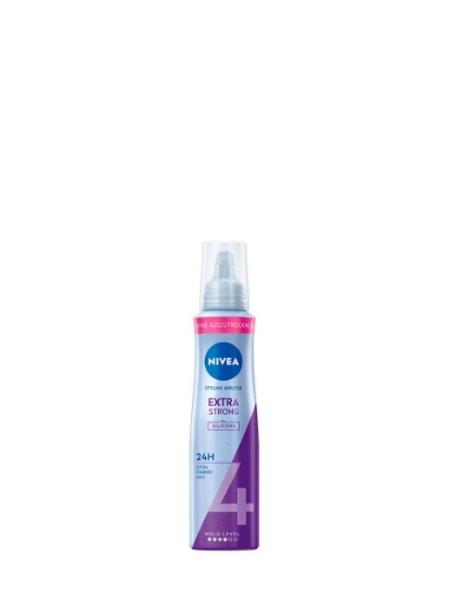 Poza cu Nivea Extra Strong, nivel 4, spuma de par, 150 ml