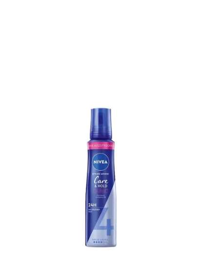 Poza cu Nivea Care & Hold, nivel 4, spuma de par, 150 ml
