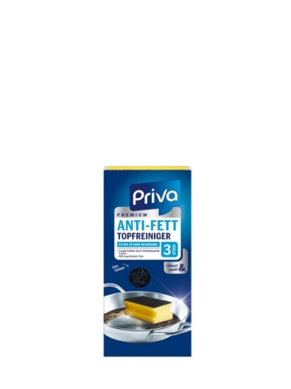 Poza cu Priva Premium, bureti de vase, 3 buc
