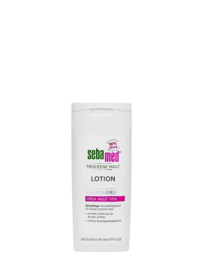 Poza cu Sebamed Urea Akut 10% Lotion, lotiune cu uree pentru corp, 200 ml