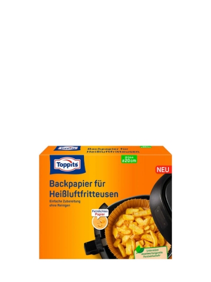 Poza cu Toppits Backpapier, hartie de copt pentru airfryer, 20 buc