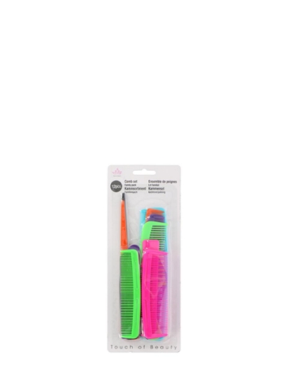 Poza cu Touch Of Beauty Combs Set, piepteni pentru par, 12-20 m, 12 buc