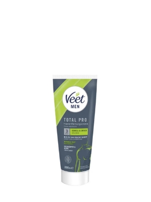 Poza cu Veet Men Total Pro, crema depilatoare, 200 ml