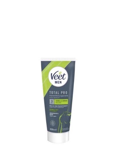 Poza cu Veet Men Total Pro, crema depilatoare, 200 ml