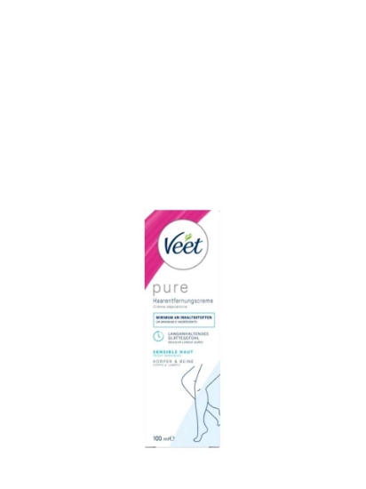 Poza cu Veet Pure, crema depilatoare pentru piele sensibila, 100 ml