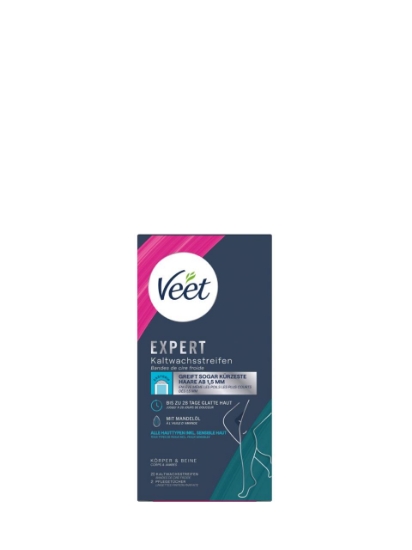 Poza cu Veet Expert, benzi depilatoare de ceara, 20 buc