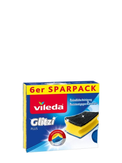 Poza cu Vileda Glitzi Plus Pack, burete pentru curatat, 6 buc