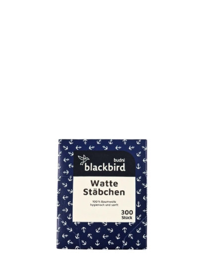 Poza cu Blackbird, betisoare igienice din bumbac, 300 buc