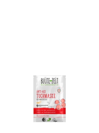 Poza cu Blütezeit Q10 Anti-Age, masca servetel cu merisor si Q10