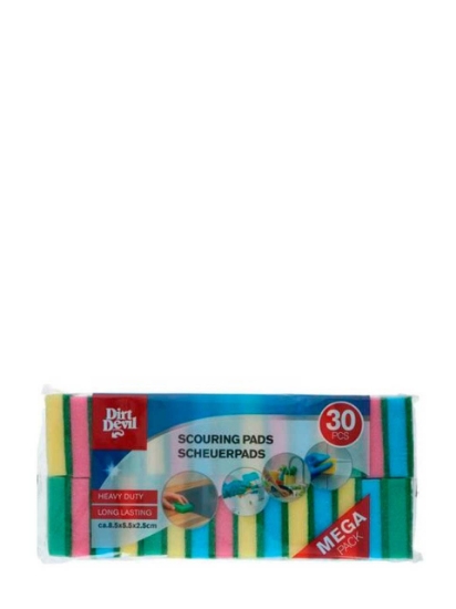 Poza cu Dirt Devil Scouring Pads, bureti de curatare abrazivi, 30 bucati