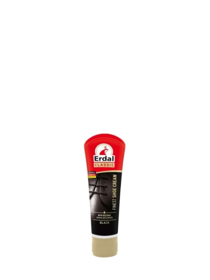 Poza cu Erdal Finest Shoe Cream, crema pentru pantofi, neagra, 60 ml